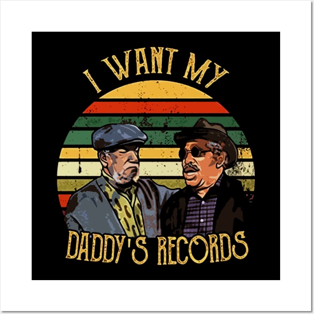 I Want My Daddy Records Wall Art by doogwest